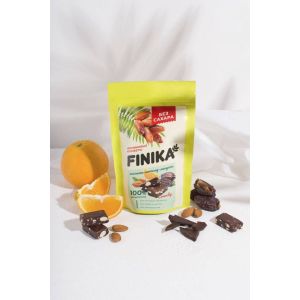 Финиковые конфеты - апельсин, шоколад, миндаль150 гр