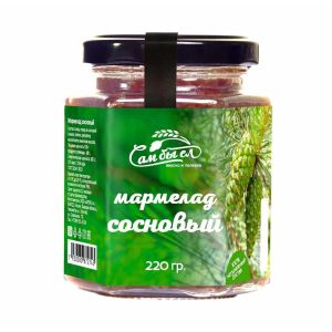 Мармелад Сибирский сосновый 220 гр (стекло)