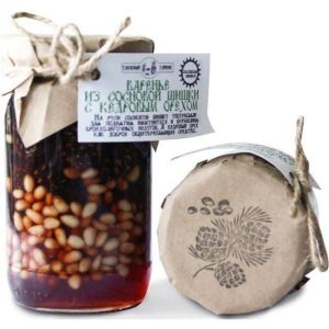 Варенье из сосновой шишки с кедровым орехом 440гр