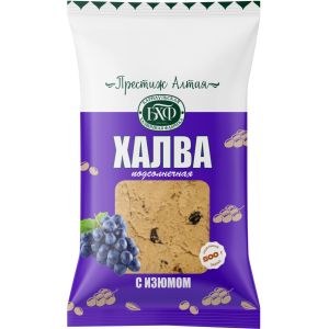 Халва подсолнечная с изюмом 500г