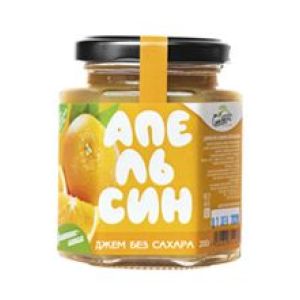 Джем Апельсин (фитнес-линия) БЕЗ САХАРА 200 гр.