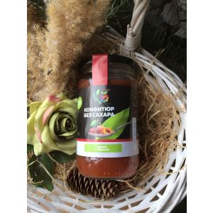 Вишня и абрикос Конфитюр БЕЗ сахара 350  гр