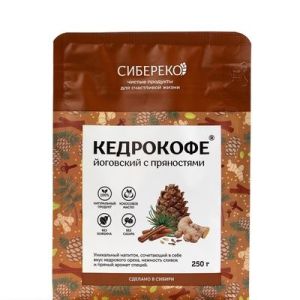 Кедрокофе йоговский с пряностями 250 гр ПП 050623