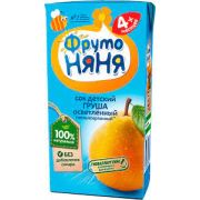 Фрутоняня Сок Грушевый 0,2 л