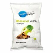 Яблочные чипсы с медом и корицей 25 гр