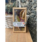 Молочный шоколад с сосновой шишкой, апельсином, фисташками  80 гр. Таежная кладовая