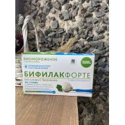 Бифилак Форте без сахара  на стевии Биомороженое ванильное 7порций по 45гр, коробка 315гр