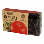 Мармелад ягодный с брусникой брикет 200 гр